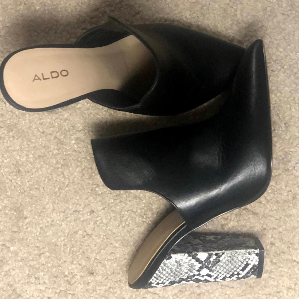 Aldo Snake Print Mule